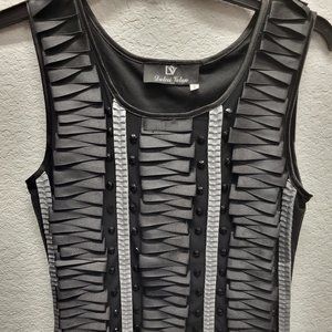 Dulcci Vetan Ribbon Blouse Sleeveless Size S